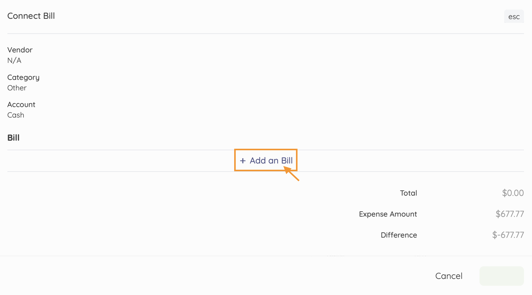 unapplied cash payment - Connect transactions to bills - bank feeds for accounting software